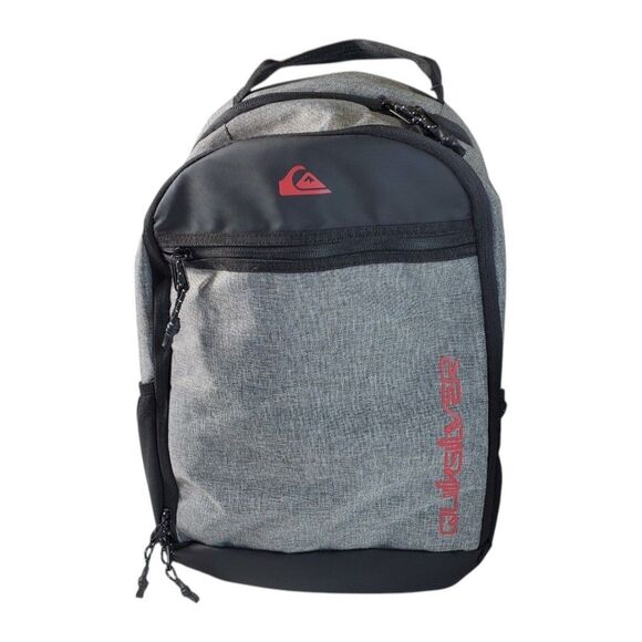 Quiksilver Backpack Bookie 2 Grey Laptop School College Travel Daypack - Picture 1 of 3